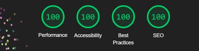perfect lighthouse score